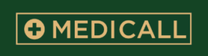 Medical service logo with text