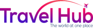 Colorful logo for travel platform